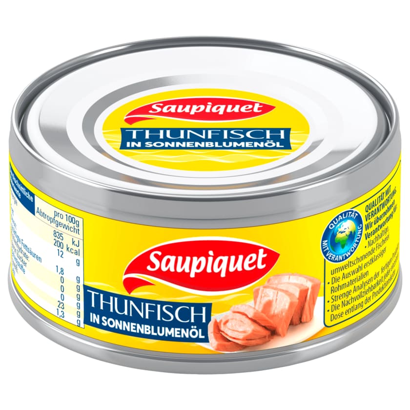 Saupiquet Thunfisch in Sonnenblumenöl 140g